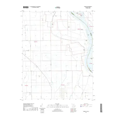 2017 Map of Thebes SW, 2017 Print
