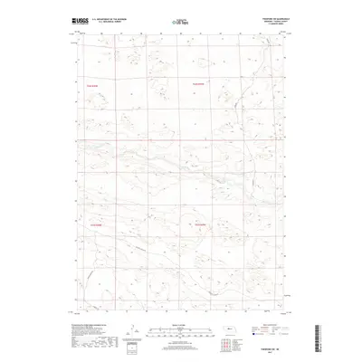 2017 Map of Thedford SW, 2017 Print