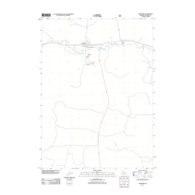 2011 Map of Thedford, 2011 Print
