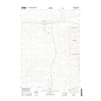 2014 Map of Thedford, 2014 Print