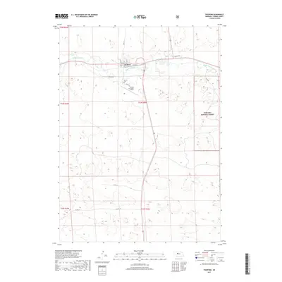 2017 Map of Thedford, 2017 Print