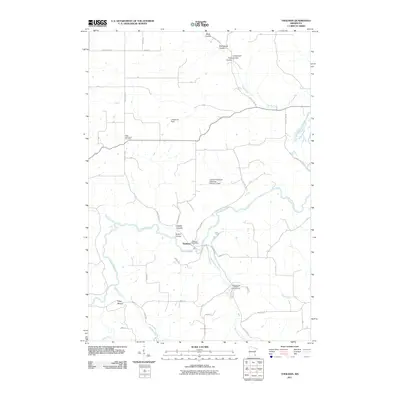 2011 Map of Theilman, 2011 Print