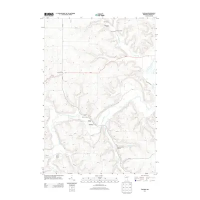 2013 Map of Theilman, 2013 Print