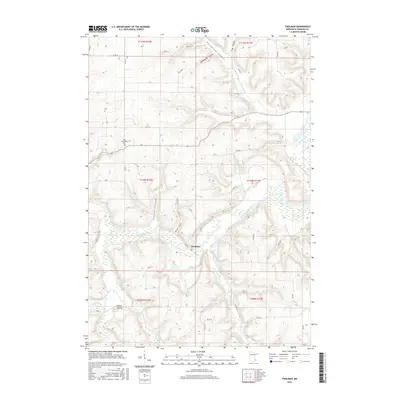 2016 Map of Theilman, 2016 Print