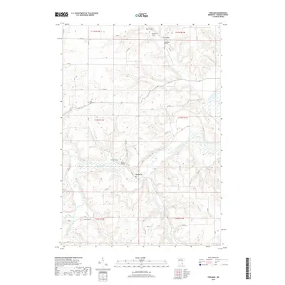 2019 Map of Theilman, 2019 Print