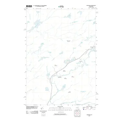2010 Map of Thendara, 2010 Print