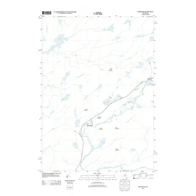 2013 Map of Thendara, 2013 Print