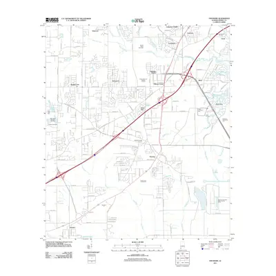2011 Map of Theodore, 2011 Print