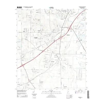 2014 Map of Theodore, 2014 Print