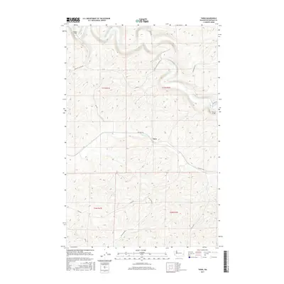 2017 Map of Thera, 2017 Print