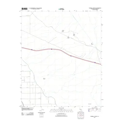 2012 Map of Thermal Canyon, 2012 Print
