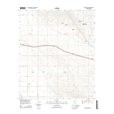 2015 Map of Thermal Canyon, 2015 Print