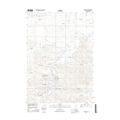 2015 Map of Thermopolis, 2015 Print