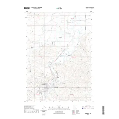 2017 Map of Thermopolis, 2017 Print