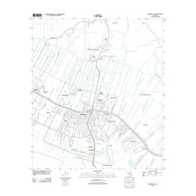 2012 Map of Thibodaux, 2012 Print