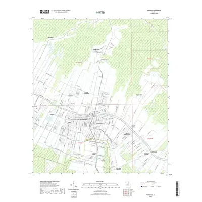 2020 Map of Thibodaux, 2020 Print