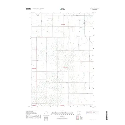 2019 Map of Thief Lake NE, 2019 Print