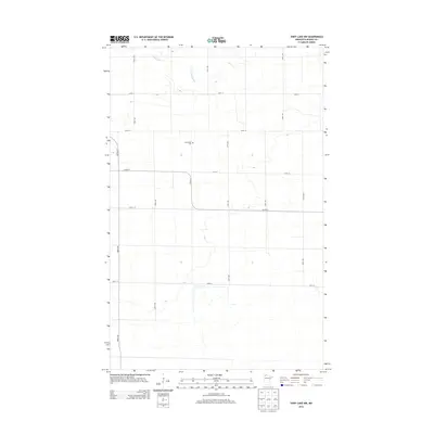 2013 Map of Thief Lake NW, 2013 Print