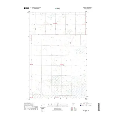 2019 Map of Thief Lake NW, 2019 Print
