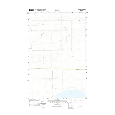 2013 Map of Thief Lake, 2013 Print