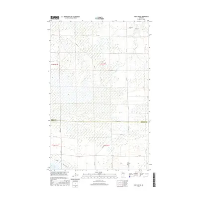 2016 Map of Thief Lake SE, 2016 Print