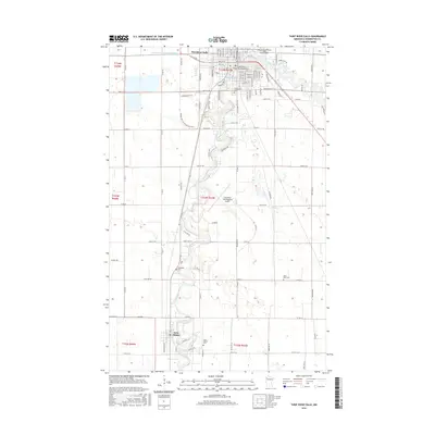 2016 Map of Thief River Falls, 2016 Print