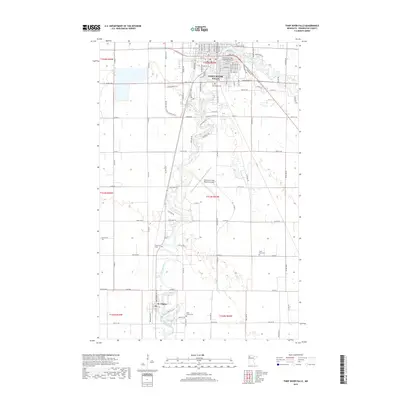 2019 Map of Thief River Falls, 2019 Print