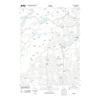 2010 Map of Thiells, 2010 Print