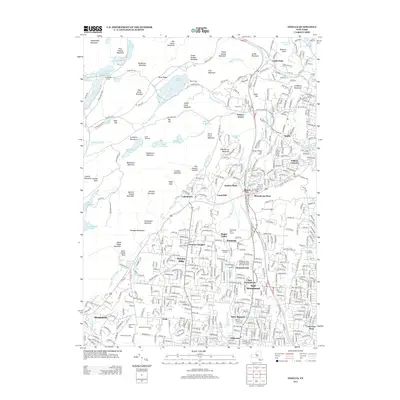 2013 Map of Thiells, 2013 Print