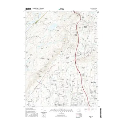 2016 Map of Thiells, 2016 Print
