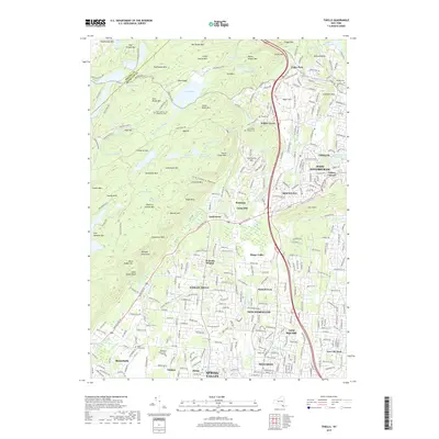 2019 Map of Thiells, 2019 Print