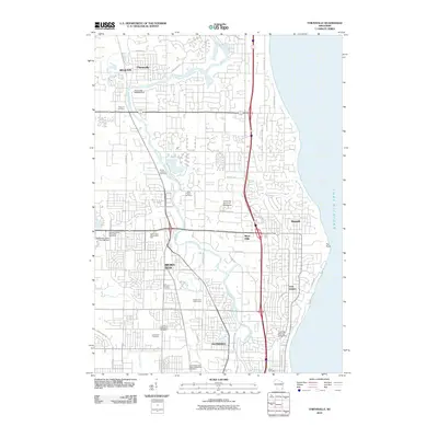 2010 Map of Thiensville, 2010 Print