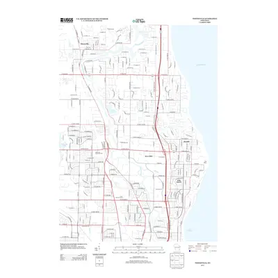 2013 Map of Thiensville, 2013 Print