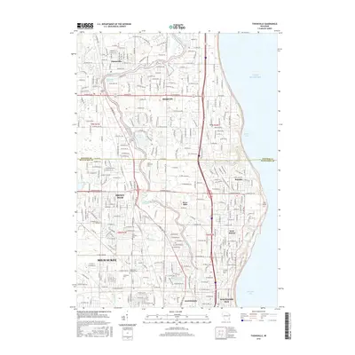 2016 Map of Thiensville, 2016 Print