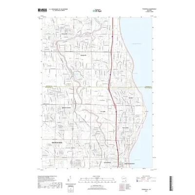 2018 Map of Thiensville, 2018 Print