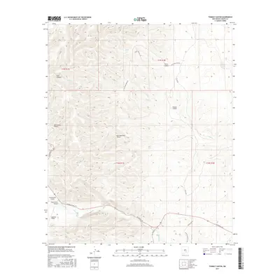 2017 Map of Thimble Canyon, 2017 Print
