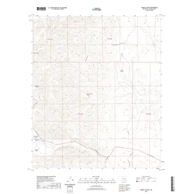 2020 Map of Thimble Canyon, 2020 Print