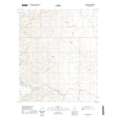 2023 Map of Thimble Canyon, 2023 Print