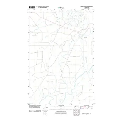 2011 Map of Thimble Mountain, 2011 Print
