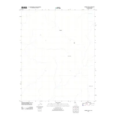 2012 Map of Thimble Peak, 2012 Print