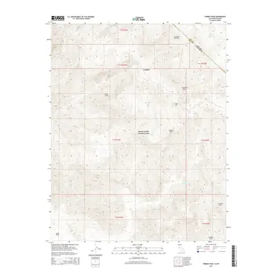 2015 Map of Thimble Peak, 2015 Print