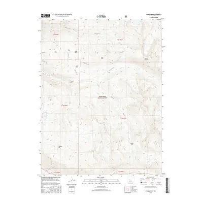 2016 Map of Thimble Rock, 2016 Print