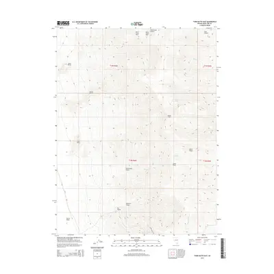 2014 Map of Third Butte East, 2014 Print