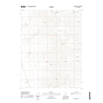 2018 Map of Third Butte East, 2018 Print