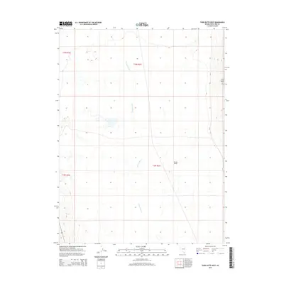 2015 Map of Third Butte West, 2015 Print