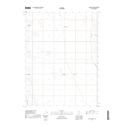 2018 Map of Third Butte West, 2018 Print