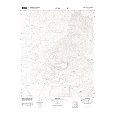 2011 Map of Third Canyon, 2011 Print