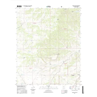 2017 Map of Third Canyon, 2017 Print