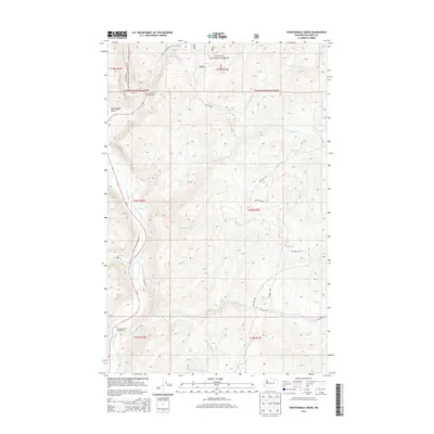 2014 Map of Thirteenmile Creek, 2014 Print