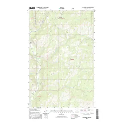 2017 Map of Thirteenmile Creek, 2017 Print